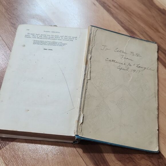 VINTAGE 1889 George Eliot's Works 'Daniel Derond' - Picture 9 of 12